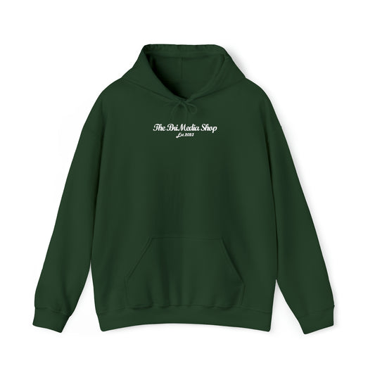 'Forest Green' Embroidery Heavy Blend Hoodie