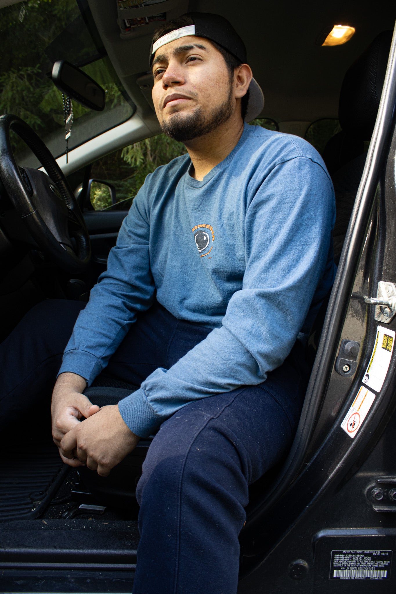 'Indigo Blue' BriMedia Long Sleeve Tee