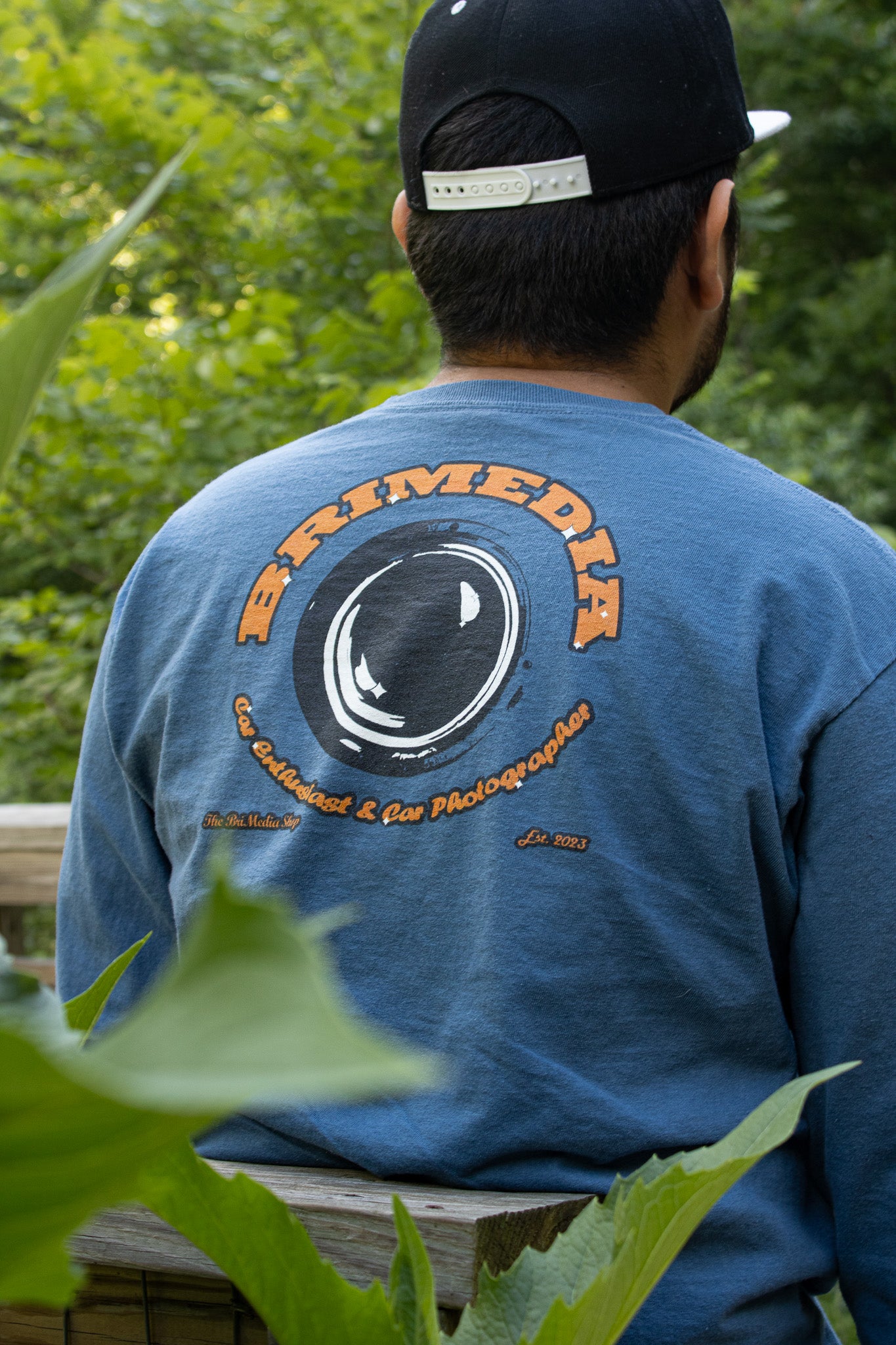 'Indigo Blue' BriMedia Long Sleeve Tee