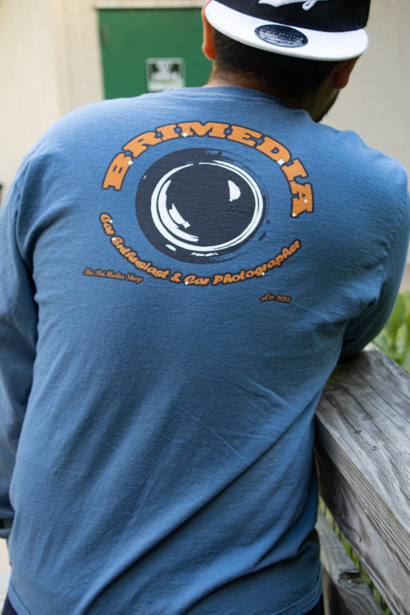 'Indigo Blue' BriMedia Long Sleeve Tee