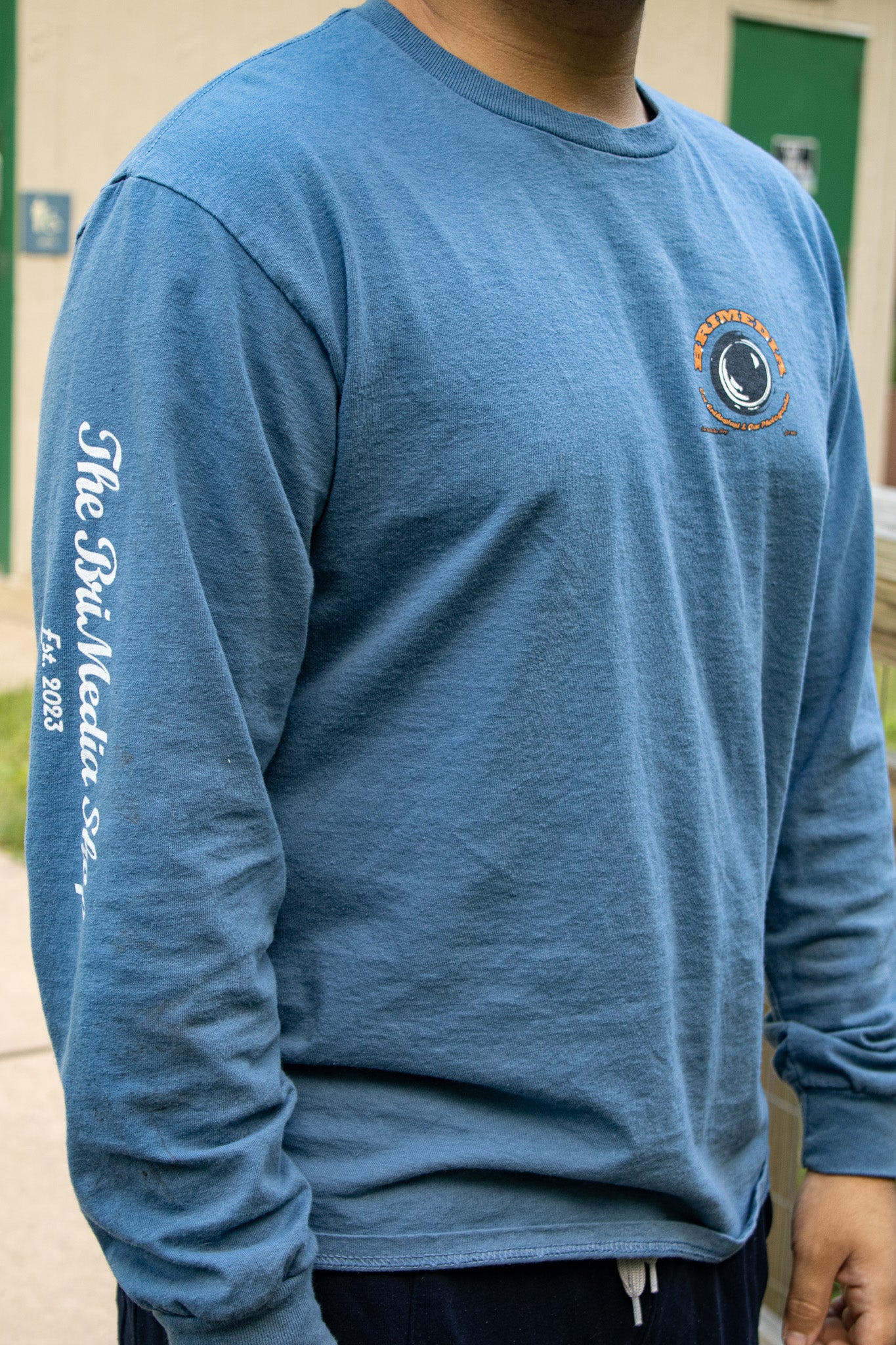 'Indigo Blue' BriMedia Long Sleeve Tee
