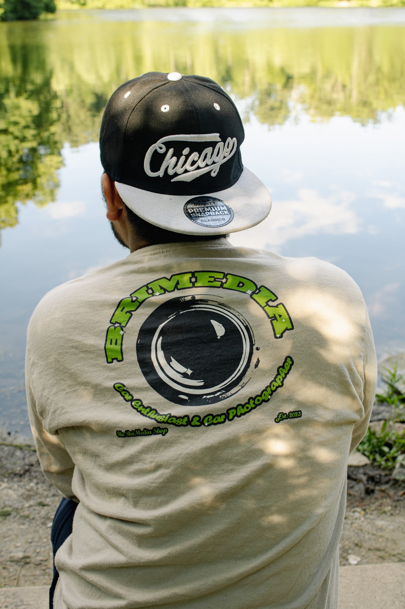 'Sand/Tan' BriMedia Long Sleeve Tee