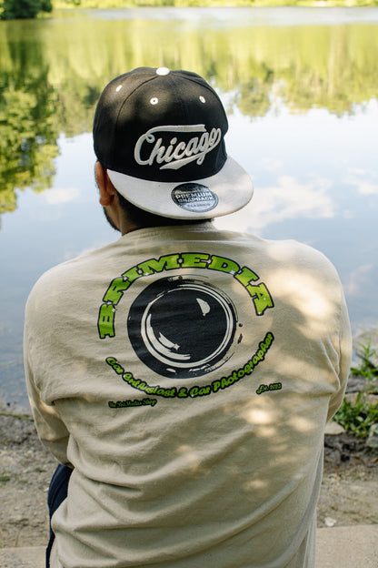 'Sand/Tan' BriMedia Long Sleeve Tee