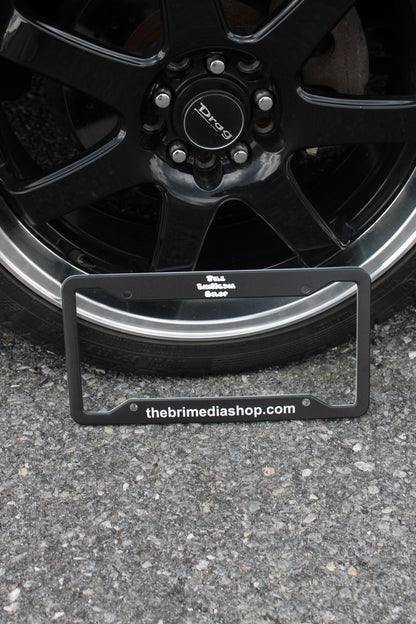 The BriMedia Shop License Plate Frame