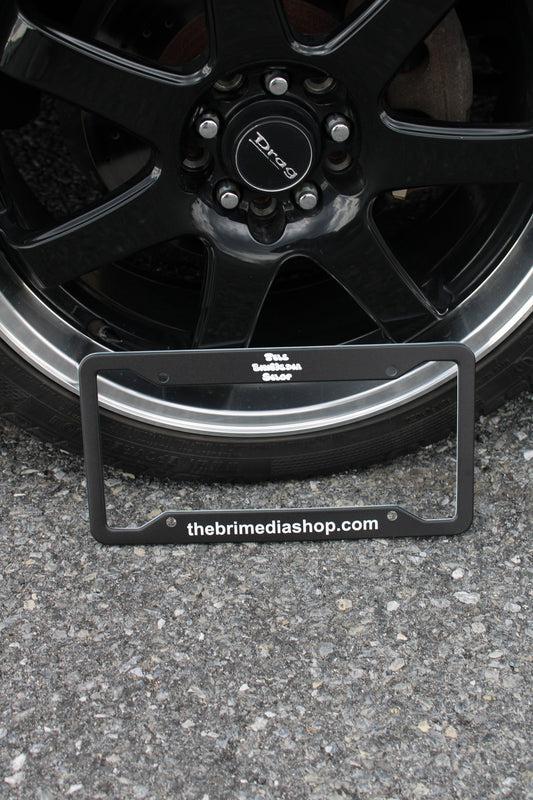 The BriMedia Shop License Plate Frame