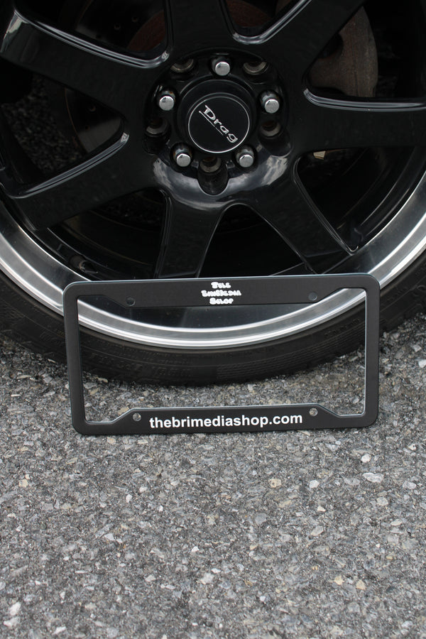 The BriMedia Shop License Plate Frame